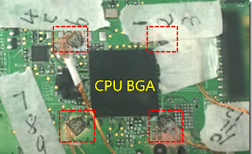 BGA錫裂，使用應(yīng)變片(Strain Gauge)量測(cè)電路板到底哪個(gè)環(huán)節(jié)產(chǎn)生較大變形量