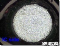 紅墨水染紅測(cè)試分析-IC面，允收