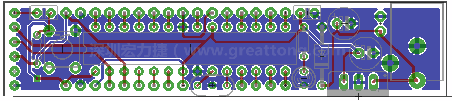 以上就是布線的所有步驟了。接下來(lái)就只剩下絲?。╯ilk-screen）、建立Gerber檔跟drill檔和送去印刷電路板廠制作的步驟。