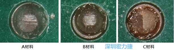 圖14- 冷球拉力試驗后，光學(xué)顯微鏡下的失效模式